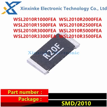 5ШТ WSL2010R1000FEA R200 R150 R250 R300 R500 R330 R350 Токоизмерительные резисторы SMD 1/2 Вт.1 Ом 1% 0,2 0,15 0,25 0,3 0,5 0,33 Ом.