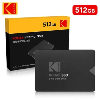 KODAK Ssd X130 Pro SSD SATAIII 128 ГБ 256 ГБ 512 ГБ 1 ТБ Внутренний Твердотельный Жесткий Диск Для Ноутбука 550 МБ/с. Hdd 2,5 Жесткий Диск