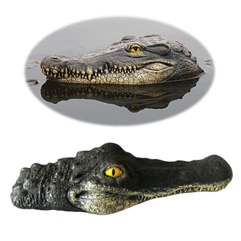 Плавающий крокодил для головы Имитация водной приманки Реалистичный пруд