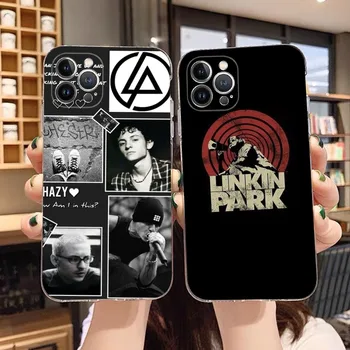 L-lin kin band Parks Чехол Для Телефона Силиконовый Мягкий для iphone 15 14 13 12 11 Pro Mini XS MAX 8 7 6 Plus X XS XR Чехол