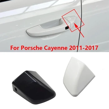 Крышка цилиндра замка левой дверной ручки черного цвета для Porsche Cayenne 2011-2017 95853187900G2X Заменить крышку ручки левой передней двери