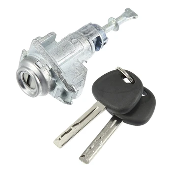 Цилиндр Дверного Замка Автомобиля с 2 Ключами для Optima Седан 4-Дверный 819702TA00 Водонепроницаемый F19A